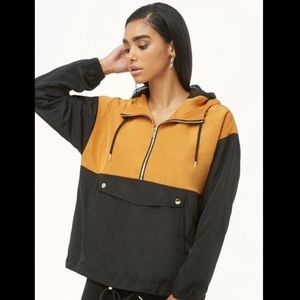 Color block Anorak Jacket